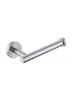 Toilet Paper Holder Brushed Nickel, 304 Stainless Steel Tissue Roll Dispenser, Round TP Roll Hanger for Bathroom Kitchen Washroom, Wall Mount