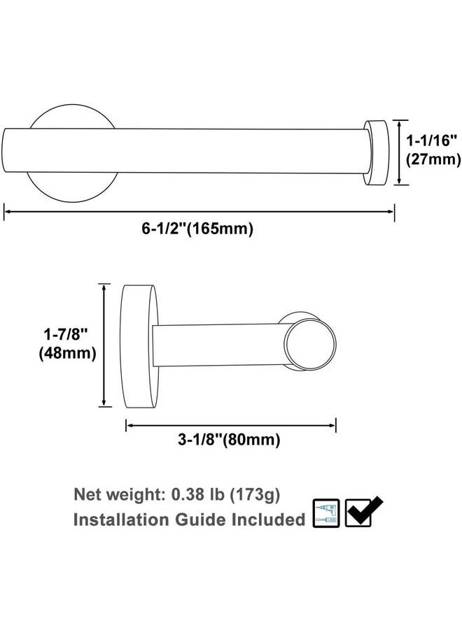 yongsheng - Toilet Paper Holder Brushed Nickel, 304 Stainless Steel Tissue Roll Dispenser, Round TP Roll Hanger for Bathroom Kitchen Washroom, Wall Mount - Image 1