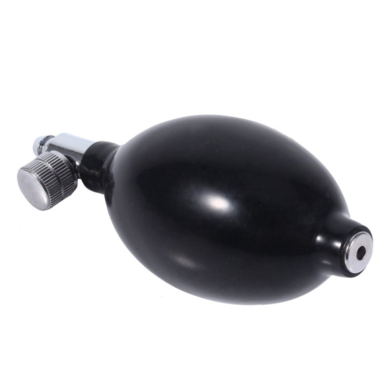 Manual Inflation Bulb Black Responsive Latex Bulb with Long Wearing Air Release Valve - Smooth Operating Replacement Bulb for Sphygmomanometer Cervical Traction Device - Image 4