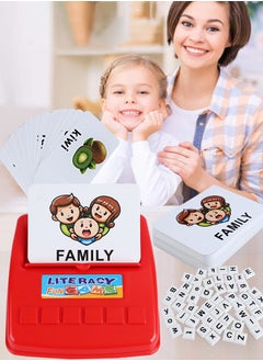 GROIC Alphabet Letter Word Spelling Games, Spell Words Board Game Matching Letter Game, Word Recognition Educational Toys for Kids  - Image 5
