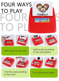 GROIC Alphabet Letter Word Spelling Games, Spell Words Board Game Matching Letter Game, Word Recognition Educational Toys for Kids  - Image 4