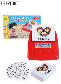 GROIC Alphabet Letter Word Spelling Games, Spell Words Board Game Matching Letter Game, Word Recognition Educational Toys for Kids  - Image 1