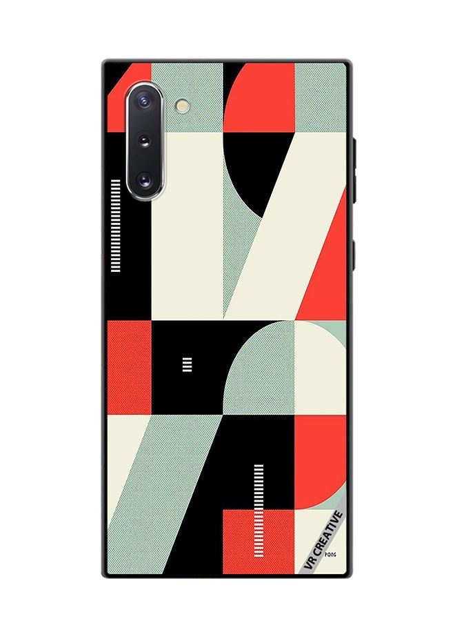 VR CREATIVE Protective Case Cover For Samsung Galaxy Note10 5G Abstract Illustration Design Multicolour - Image 1