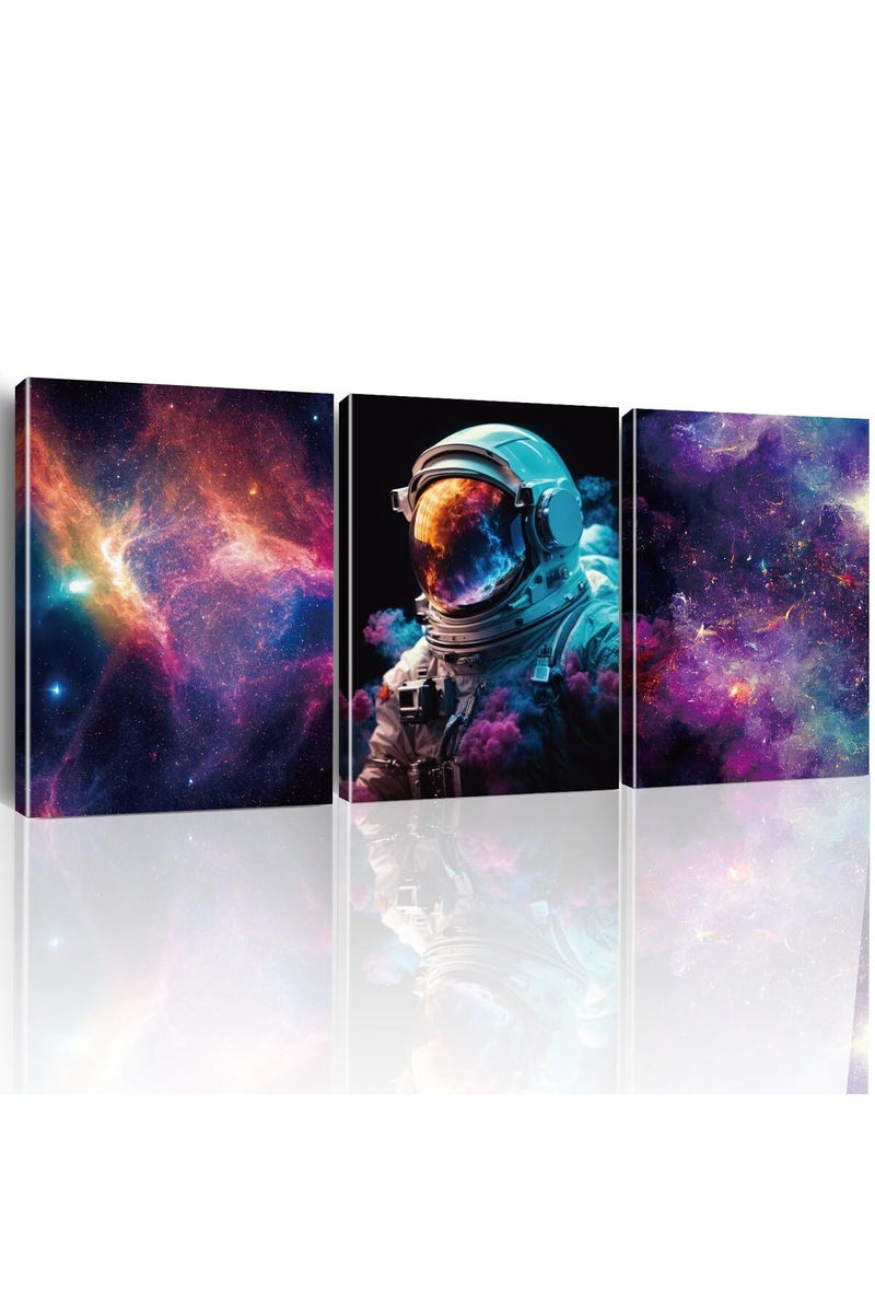 Hijie Outer Space Wall Decor Canvas Prints - Image 1