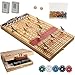 Wahartoly Horse Race Board Game  Foldable Horse Racing Game with Cards and Dice11 Luxury Metal Horses 100 Chip Foldable Design Holds All PiecesPortable Board Game for Family Nights  Parties - Image 2