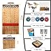 Wahartoly Horse Race Board Game  Foldable Horse Racing Game with Cards and Dice11 Luxury Metal Horses 100 Chip Foldable Design Holds All PiecesPortable Board Game for Family Nights  Parties - Image 4