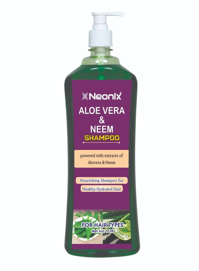neonix neem-Aloevera shampoo-All Type of Hair Problem Hair Shampoo Dandruff Control - Hair Loss Control - Long Hair - Hair Regrowth Hair Shampoo-1LTR - Image 2