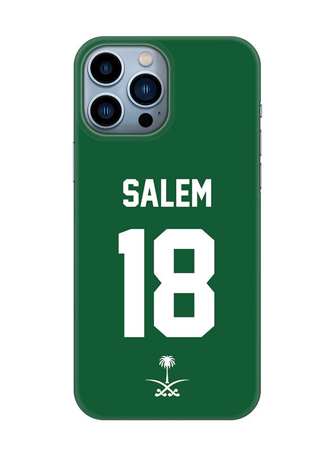 Stylizedd Slim Cover for Apple iPhone 14 Pro Max Case Snap Classic Series Mobile Cover Hard PC Shield Matte Finish Print Saudi Arabia - Salem - Image 1