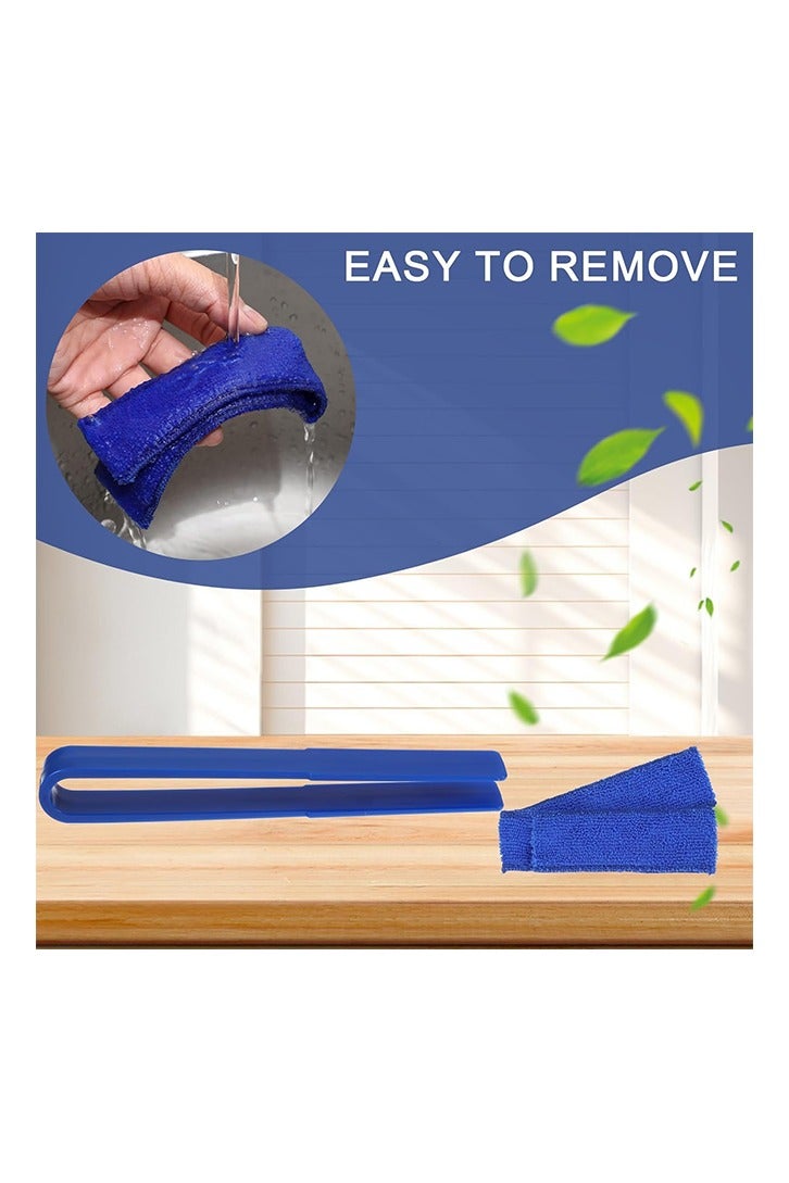 Window Blinds Cleaning Brush, 4 Pack with 4 Removable Microfiber Covers, 2 Arms, Cleaning Tools for Blinds, Air Vents - Image 5