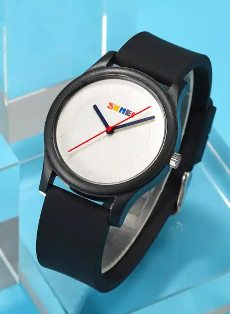 SKMEI Unisex Kids Quartz Original Silicone Band Luminous Waterproof Simple Student Wristwatch - 1880 - Image 3