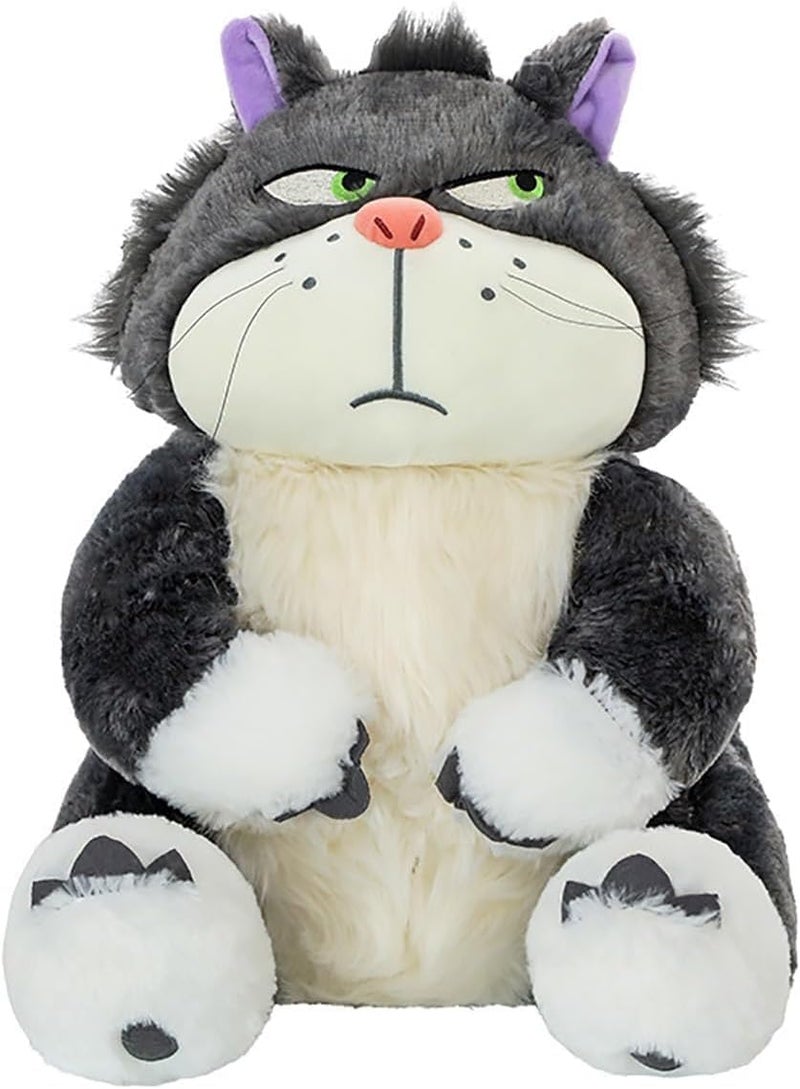 EASELR 12inch Angry Cat Stuffed Animal Toys Cute Cat Kitten Plush Soft Kawaii Anime Plush Wicked Black Cat Plushies for Kids Birthday Christmas - Image 2