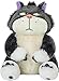 EASELR 12inch Angry Cat Stuffed Animal Toys Cute Cat Kitten Plush Soft Kawaii Anime Plush Wicked Black Cat Plushies for Kids Birthday Christmas - Image 3