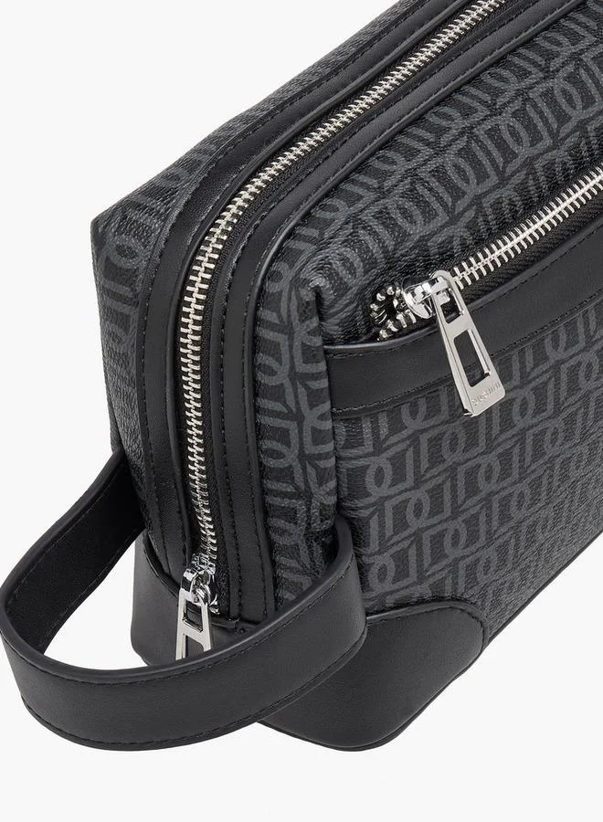 Duchini BLACK Men Monogram Print Pouch for Men | Best Price UAE