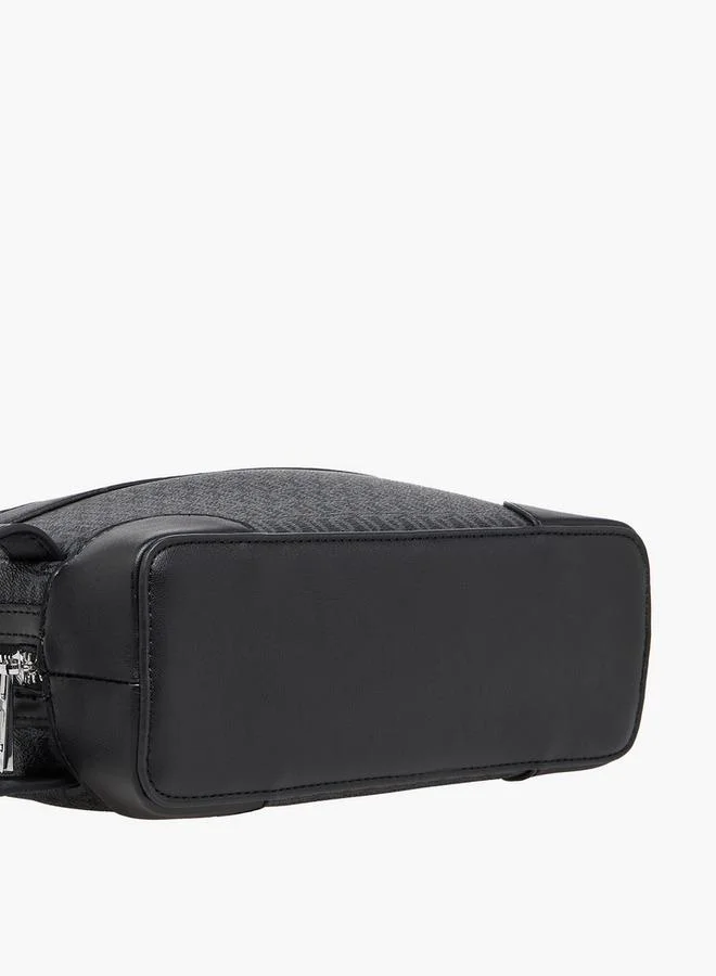Duchini BLACK Men Monogram Print Pouch for Men | Best Price UAE