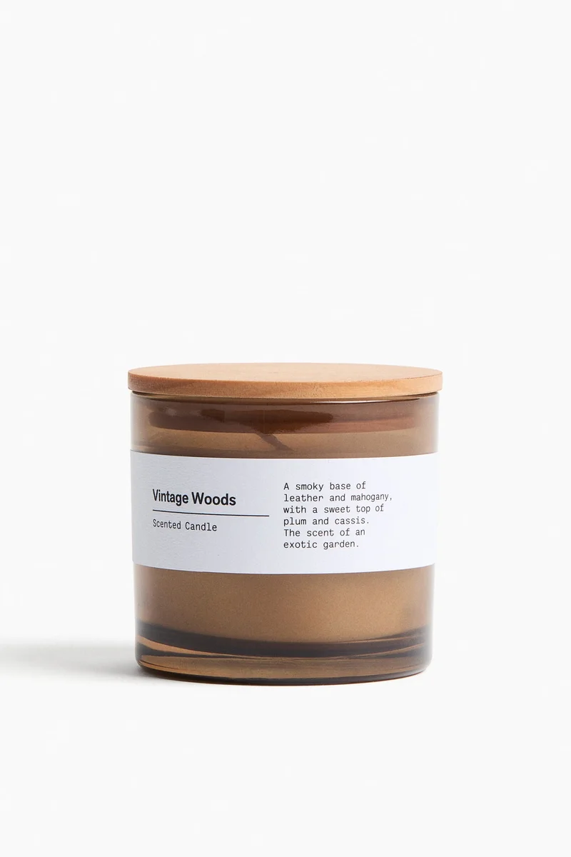 H&M Scented candle in glass holder