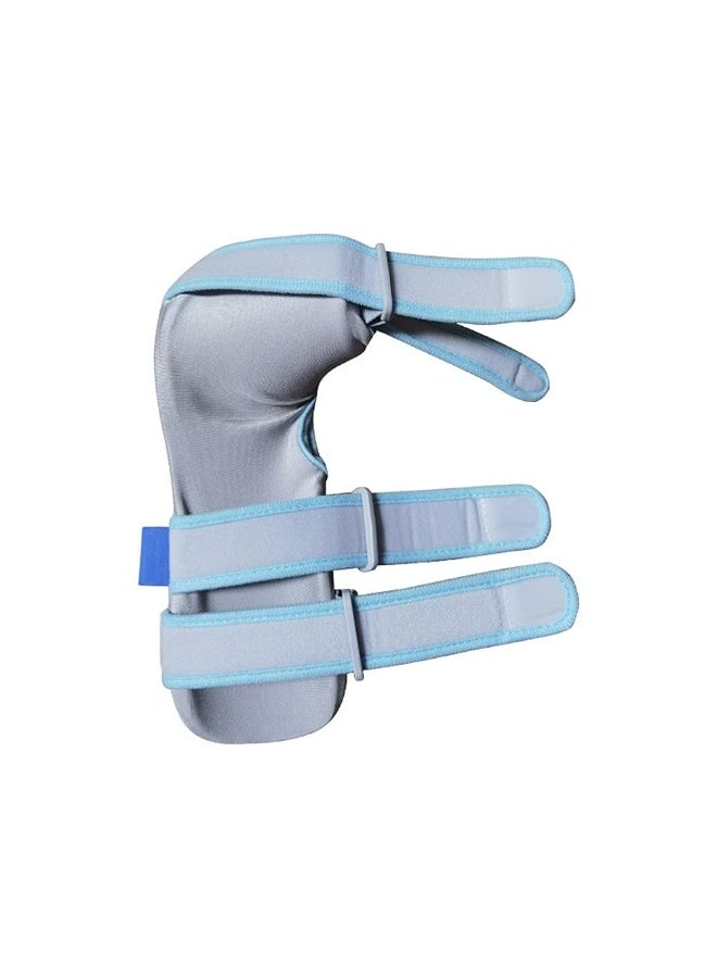 SHENGHUI Stroke Resting Hand Splint Night Immobilizer Wrist Finger Brace for Flexion Contractures Functional 5 Finger Stabilizer Wrap for Muscle Atrophy Rehab Arthritis Pain - Image 4