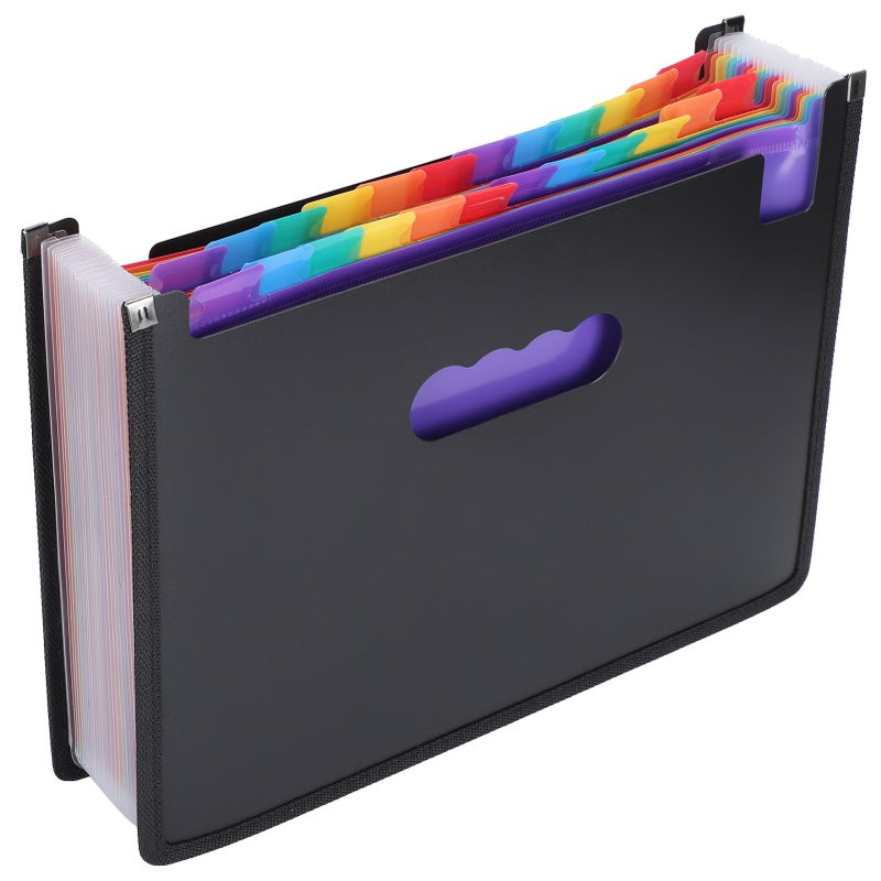 Retractable Folder Portable 24 Layers Expanding Accordian Organizer School Supplies - Image 2