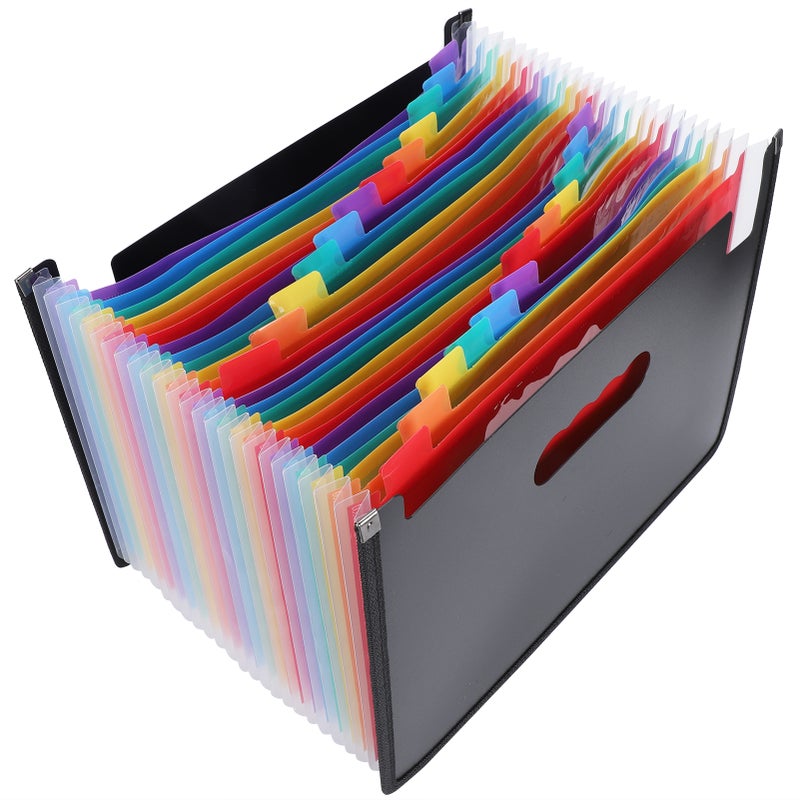 Retractable Folder Portable 24 Layers Expanding Accordian Organizer School Supplies - Image 5