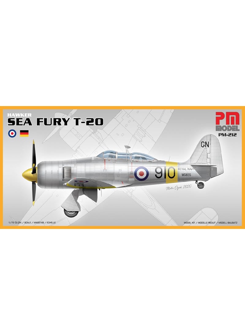 Pm Model - Sea Furry T 20 Assembled Plastic Airplane Model Kit - Image 1