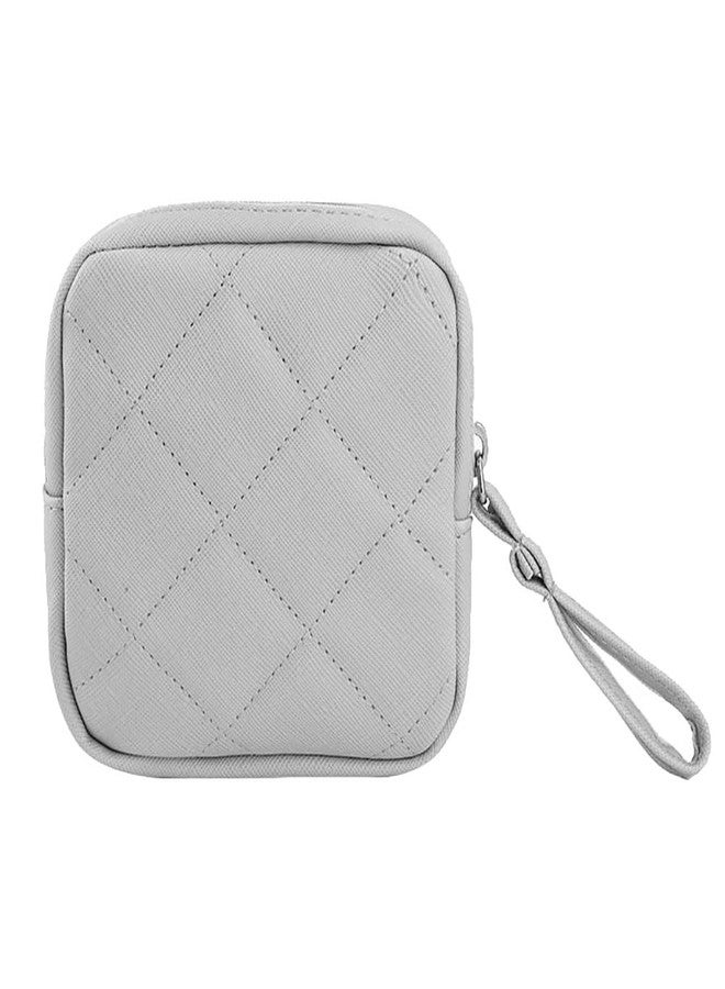 GSHLLO Sanitary Napkin Storage Bag Tampon Organizer Bag Feminine Product Pouch Menstrual Pad Bag Menstrual Cup Pouch Feminine Menstruation First Period Bag for Girls Women Grey - Image 1