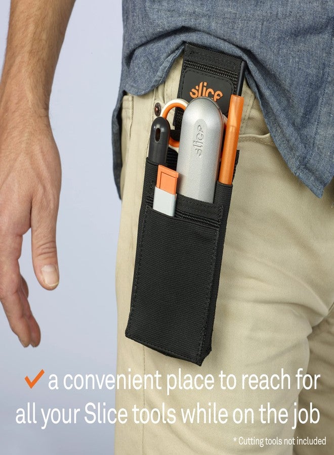 Slice 10516 Tool Holster, Holds Various Tools, Removable Belt Clib, Sturdy and Flexible Pockets, 5 Pockets, Various Sizes, Heavy Duty Industrial Use - Image 2