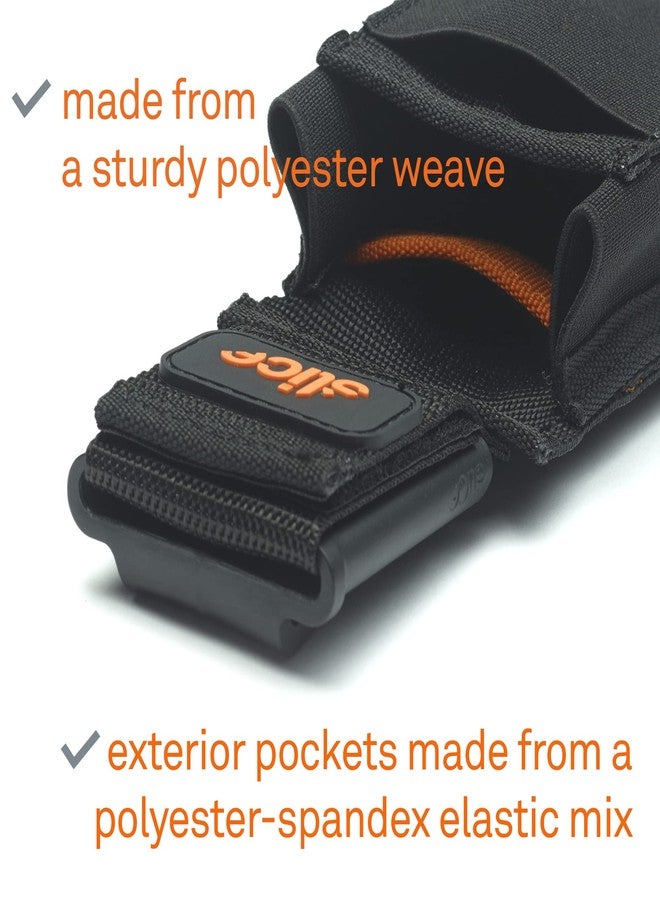 Slice 10516 Tool Holster, Holds Various Tools, Removable Belt Clib, Sturdy and Flexible Pockets, 5 Pockets, Various Sizes, Heavy Duty Industrial Use - Image 4