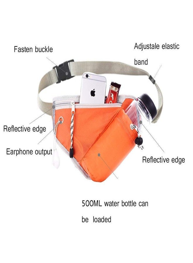 Dhruheer Polyester Waist Pack Travel Handy Hiking Zip Pouch Money Phone Belt Sport Bag for Men and Women, Assorted - Image 2