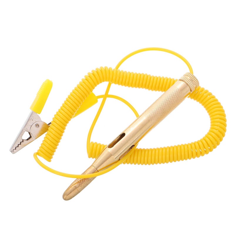 6 12 24V Automotive Circuit Test Pen With Brass Cap Spring Wire - Image 2
