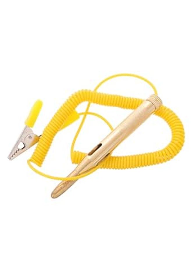 6 12 24V Automotive Circuit Test Pen With Brass Cap Spring Wire - Image 1