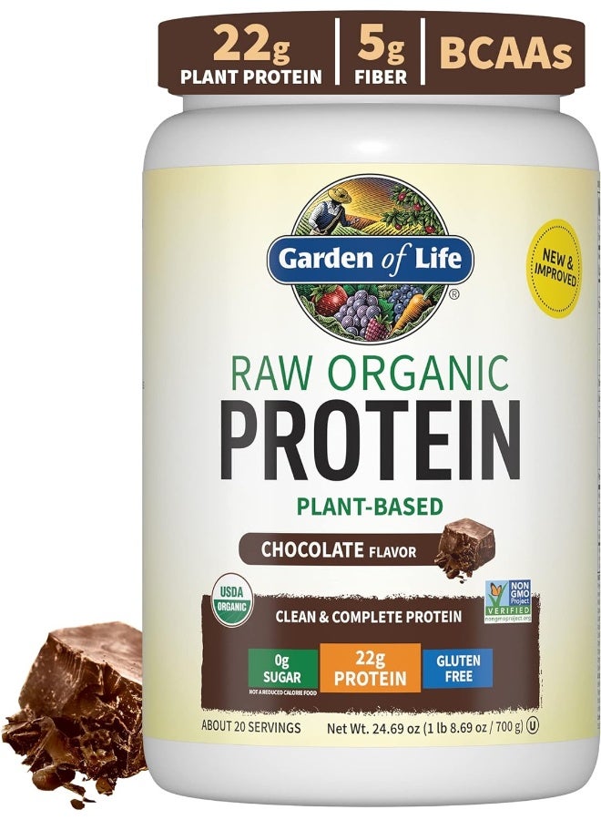 Garden of Life Raw Organic Protein Plant Formula Chocolate 700 G - Image 1
