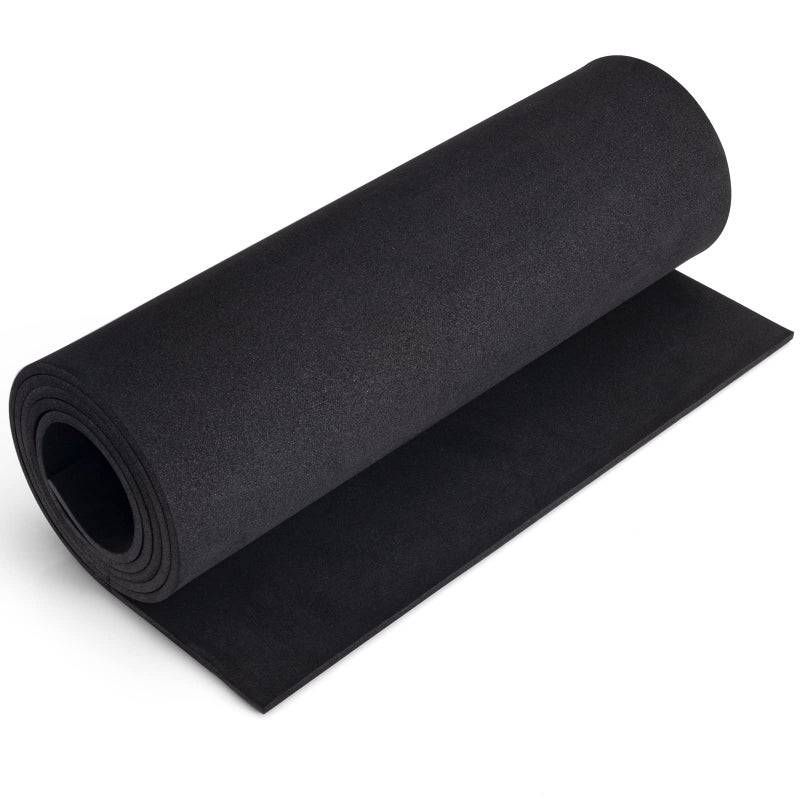 MEARCOOH Black Foam Sheets Roll, Premium Large EVA Foam Sheet 13.9" x 59",5mm Thick, Density 86kg/m3 for Halloween Cosplay Costume, Crafts, DIY Projects by MEARCOOH - Image 1