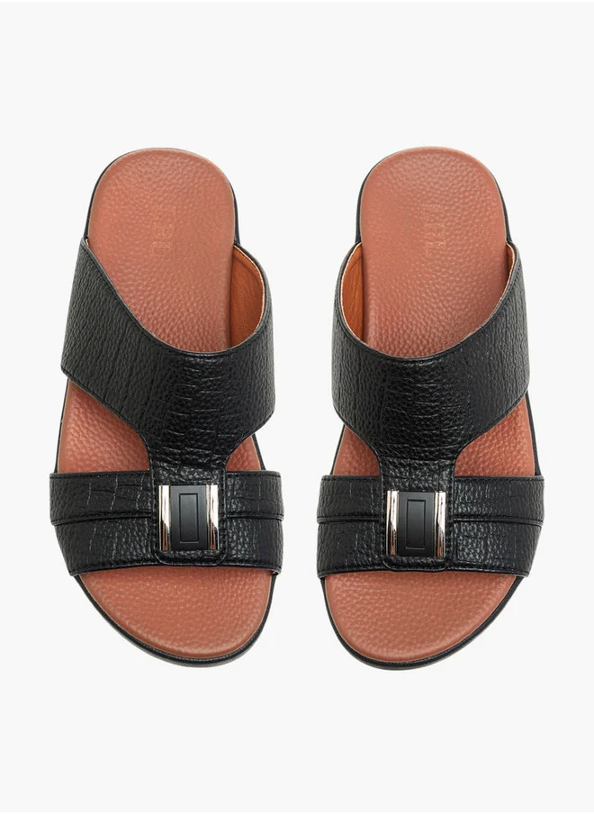 LBL by Shoexpress Metal Accent Slip-On Arabic Sandals