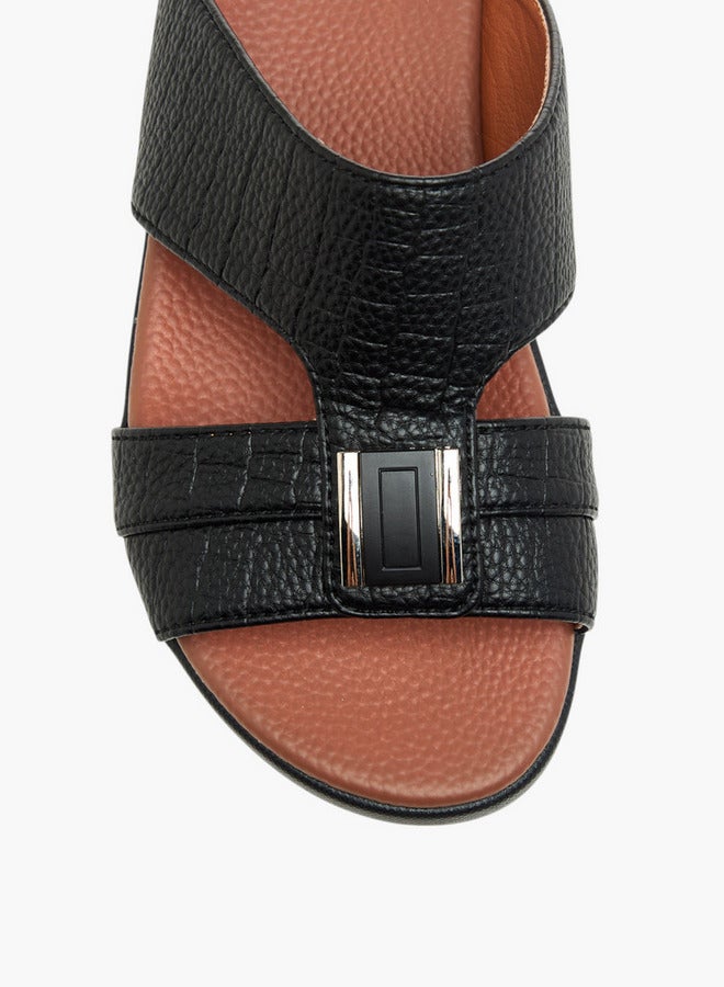 LBL by Shoexpress Metal Accent Slip-On Arabic Sandals  - Image 3