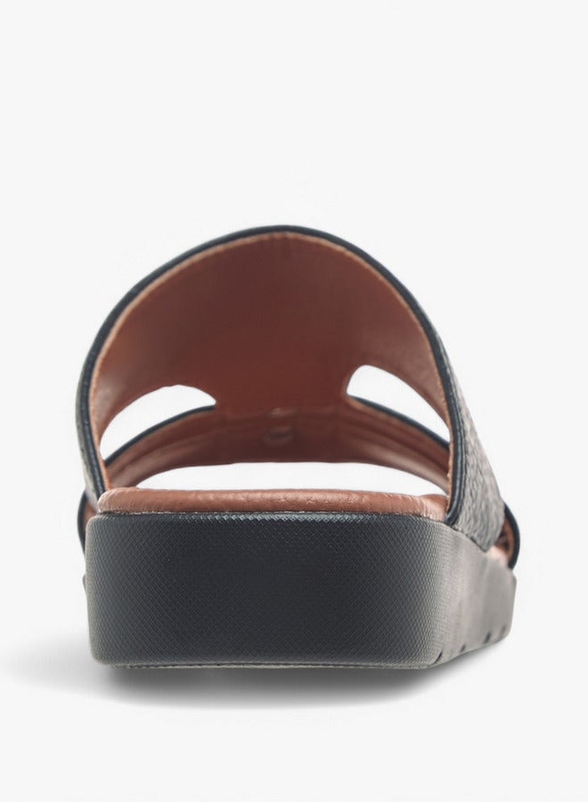 LBL by Shoexpress Metal Accent Slip-On Arabic Sandals  - Image 4