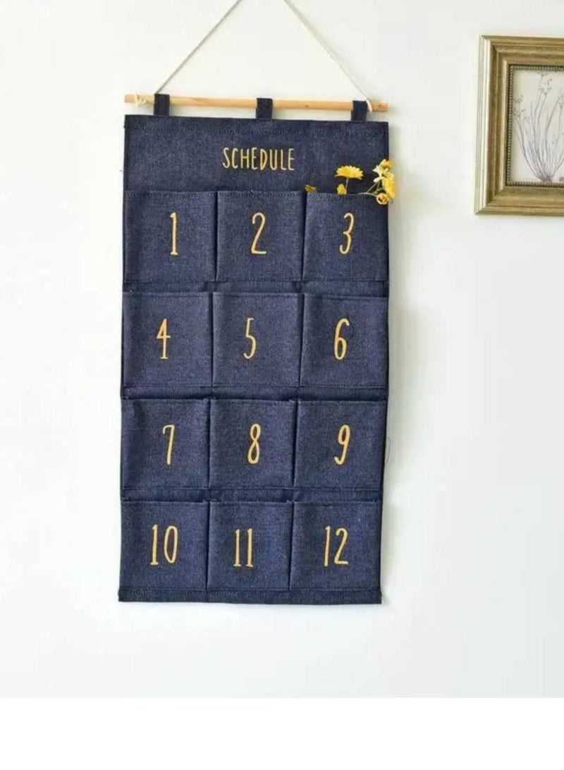 12 Pocket Jeans Sock Organizer  - Image 1