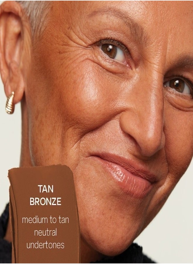 Saie Saie Sun Melt Natural Cream Bronzer - Lightweight, Buildable Glow for a Sun-Kissed Finish (Tan Bronze - a Neutral Shade for Medium to Tan Skin Tones) 1 oz / 30 ml  - Image 2