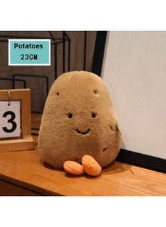 3-4 Yuan Grab Doll Machine Doll Plush Batch Of Cute Little Doll Clip Doll Wedding Throw Toys-Color:23cm Potatoes-Height:The Size Is As Written As The Option, [single Price, Color Random Delivery]