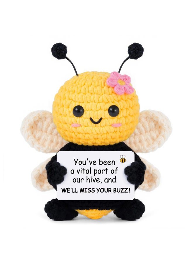 Gleevera Granddaughter Gifts from Grandma - Cute Handmade Crochet Bee - Emotional Support Animal Gifts - Image 1