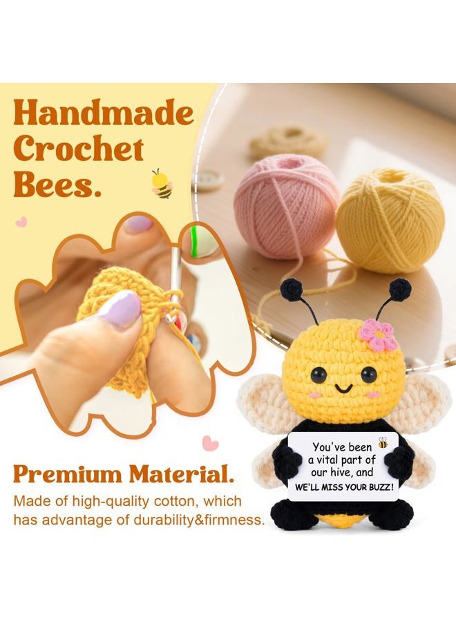 Gleevera Granddaughter Gifts from Grandma - Cute Handmade Crochet Bee - Emotional Support Animal Gifts - Image 3
