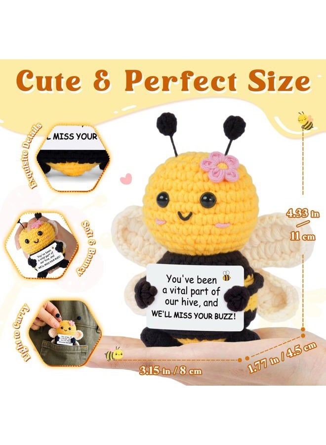 Gleevera Granddaughter Gifts from Grandma - Cute Handmade Crochet Bee - Emotional Support Animal Gifts - Image 2