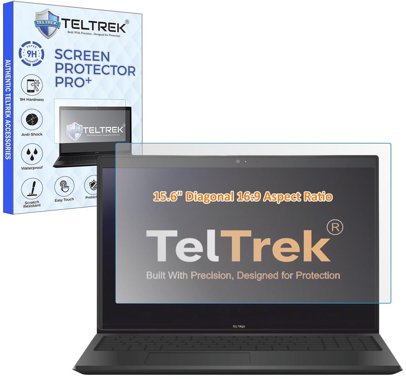 TELTREK ScreenGuard Compatible With Laptops With 15.6" Inch Diagonal With 16:9, HP15/15s/Victus/Pavilion/EY/FQ/GR/Omen/Zbook Studio G7/Envy X360 /Probook/Elitebook/Omen Size : 345 mm X 194 mm - Image 1