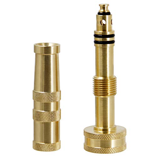 Twinkle Star Heavy-Duty Brass Adjustable Twist Hose Nozzle, 2 Pack, TWIS3432 - Image 3