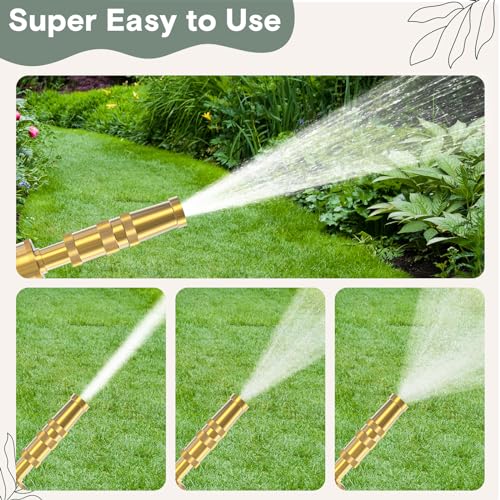 Twinkle Star Heavy-Duty Brass Adjustable Twist Hose Nozzle, 2 Pack, TWIS3432 - Image 5