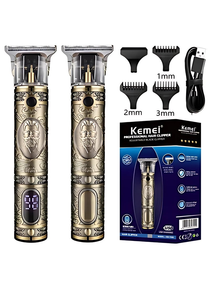 Kemei Hair Clipper – Precision Pound Knife Head, Small Knife Teeth, 1200mAh Battery, USB Rechargeable, Professional Grooming Tool multicolour - Image 3
