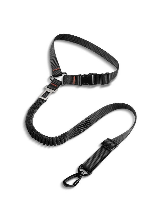 سبايجن حزام أمان سيارة Spigen Universal 2 في 1 قابل للسحب مصمم للحيوانات الأليفة مع مقود مرن قابل للتعديل للكلاب [متوافق مع مسند الرأس ومشبك حزام الأمان] - Image 1