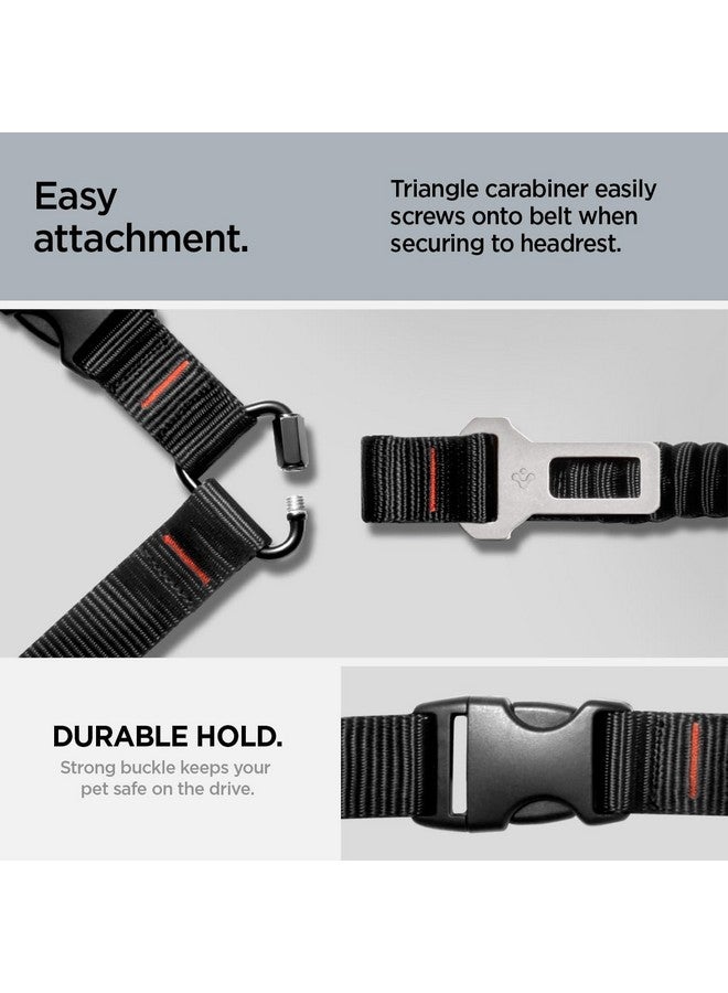 سبايجن حزام أمان سيارة Spigen Universal 2 في 1 قابل للسحب مصمم للحيوانات الأليفة مع مقود مرن قابل للتعديل للكلاب [متوافق مع مسند الرأس ومشبك حزام الأمان] - Image 5