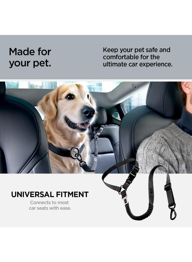 سبايجن حزام أمان سيارة Spigen Universal 2 في 1 قابل للسحب مصمم للحيوانات الأليفة مع مقود مرن قابل للتعديل للكلاب [متوافق مع مسند الرأس ومشبك حزام الأمان] - Image 2