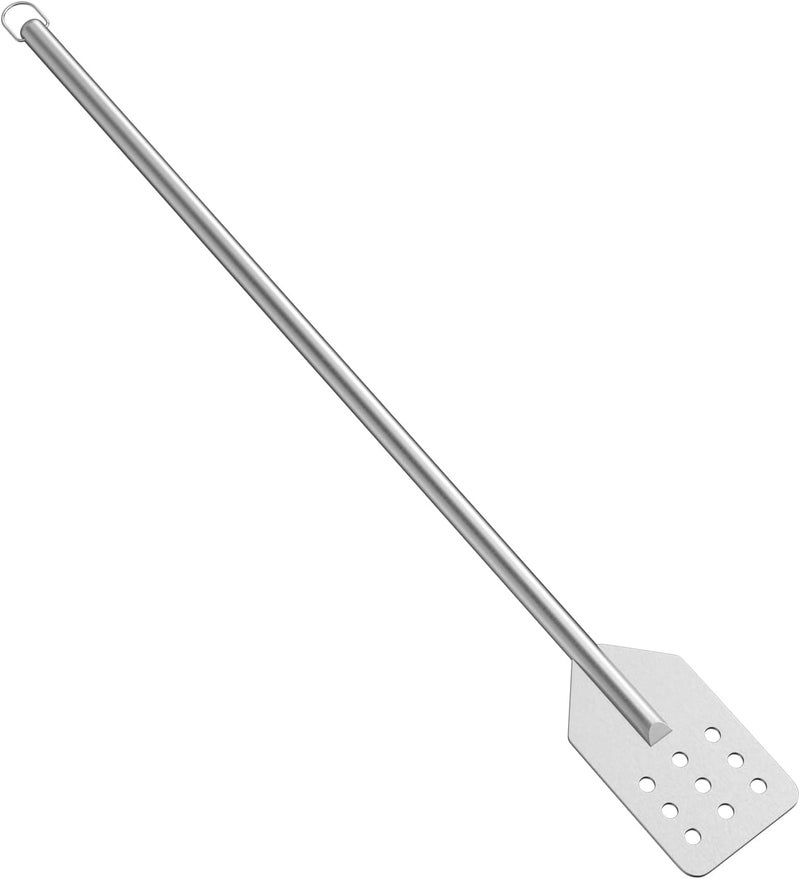BBQ-PLUS 42 Inch Crawfish/Crab Boil Mixing Stir Paddle Accessories for Stockpots and Fry Pots,Stainless Steel Mash Paddle - Image 1