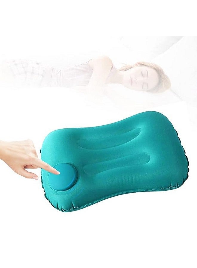 kesig¬Æ Inflatable Pillow,Press The Inflatable Pillow,Ultralight Inflatable Camping Pillows -Compressible,Compact,Comfortable,Ergonomic,That Provide Neck and Lumbar Support - Image 1