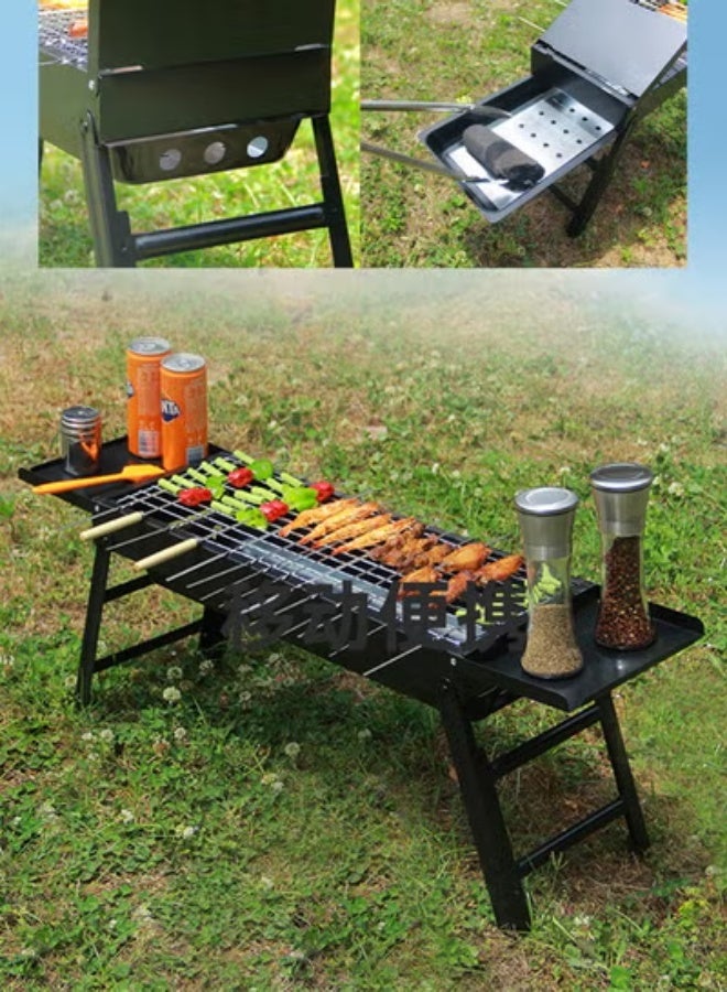 كلناميان شواية باربيكيو محمولة للاستخدام الخارجي مع حقيبة تخزين يدوية - Image 2